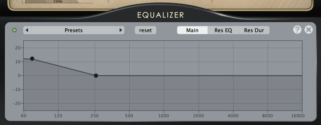 Equalizer 패널