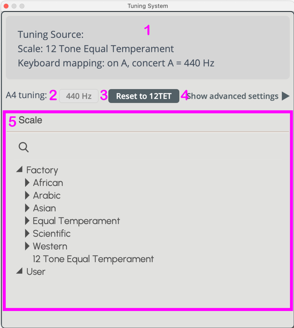 Tuning System 창