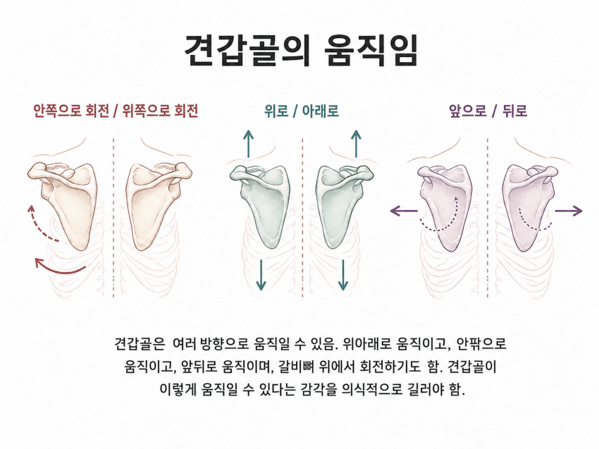 팔 전체를 쓰는 감각