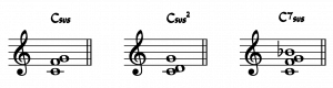 예시 5. sus4와 sus2