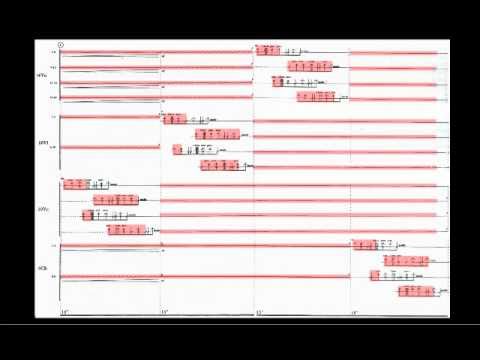 Krzysztof Penderecki의 〈Threnody for the Victims of Hiroshima〉 애니메이션 악보 영상 섬네일